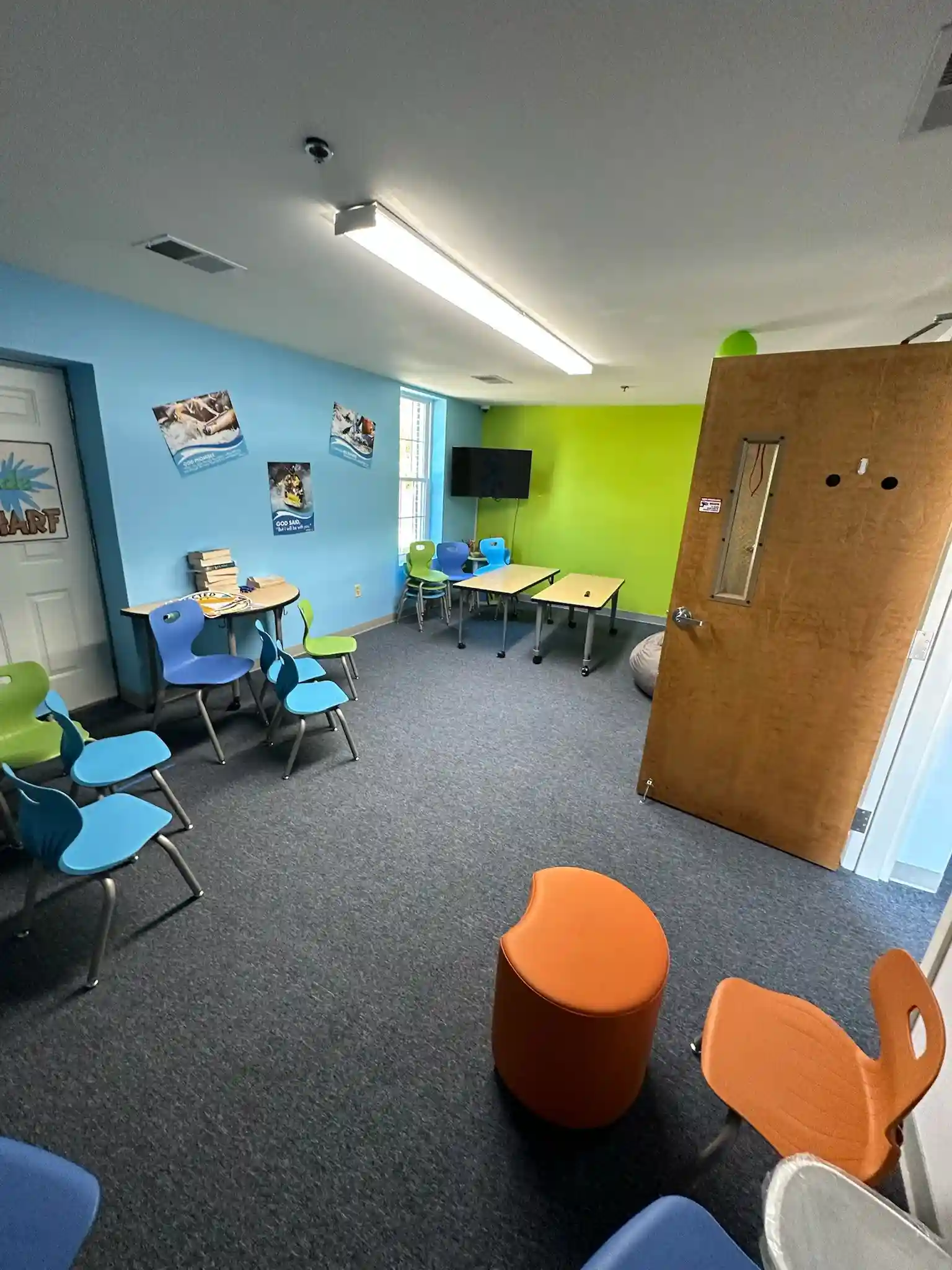 A vibrant, neatly arranged play area, thoroughly sanitized by Brighthouse Cleaners' professional deep cleaning service.