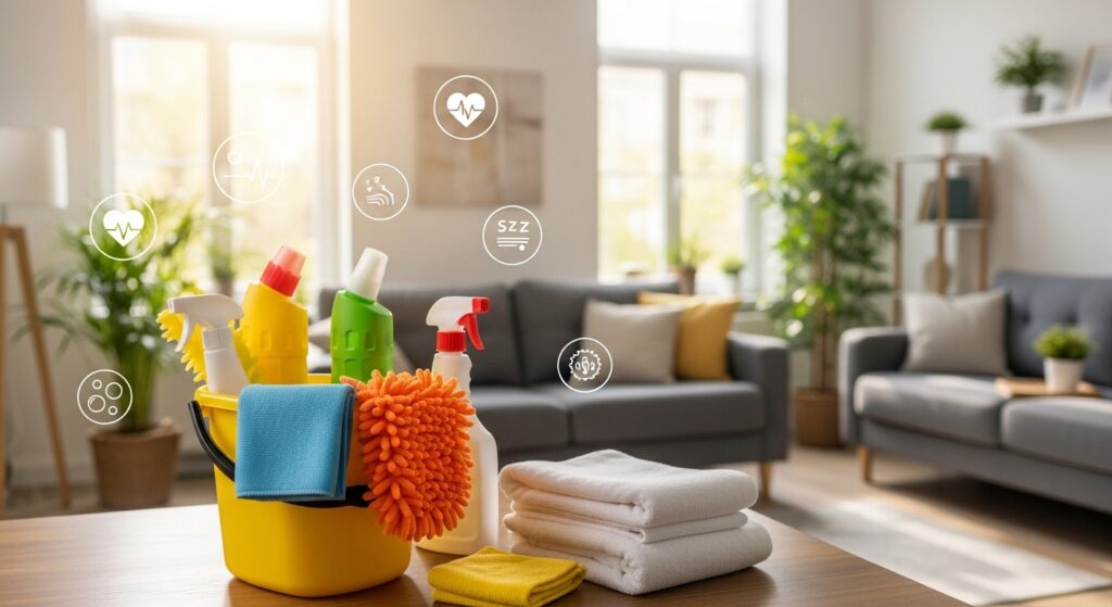 Health benefits of a clean home in Fredericksburg VA