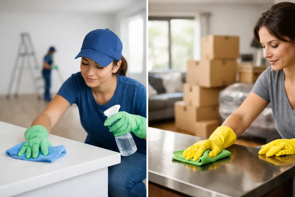 Difference Between Move In and Move Out Cleaning